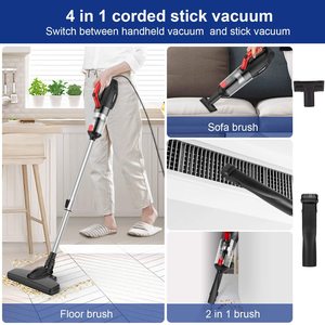 Aposen H21-500 Corded Vacuum Cleaner in use.