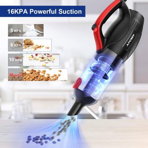 Demonstration of the Aposen H21-500 Corded Vacuum Cleaner's various suction options.