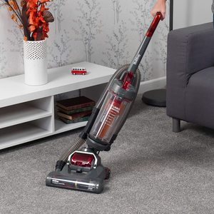 Beldray Turbo Swivel Lite Upright Vacuum Cleaner in use.